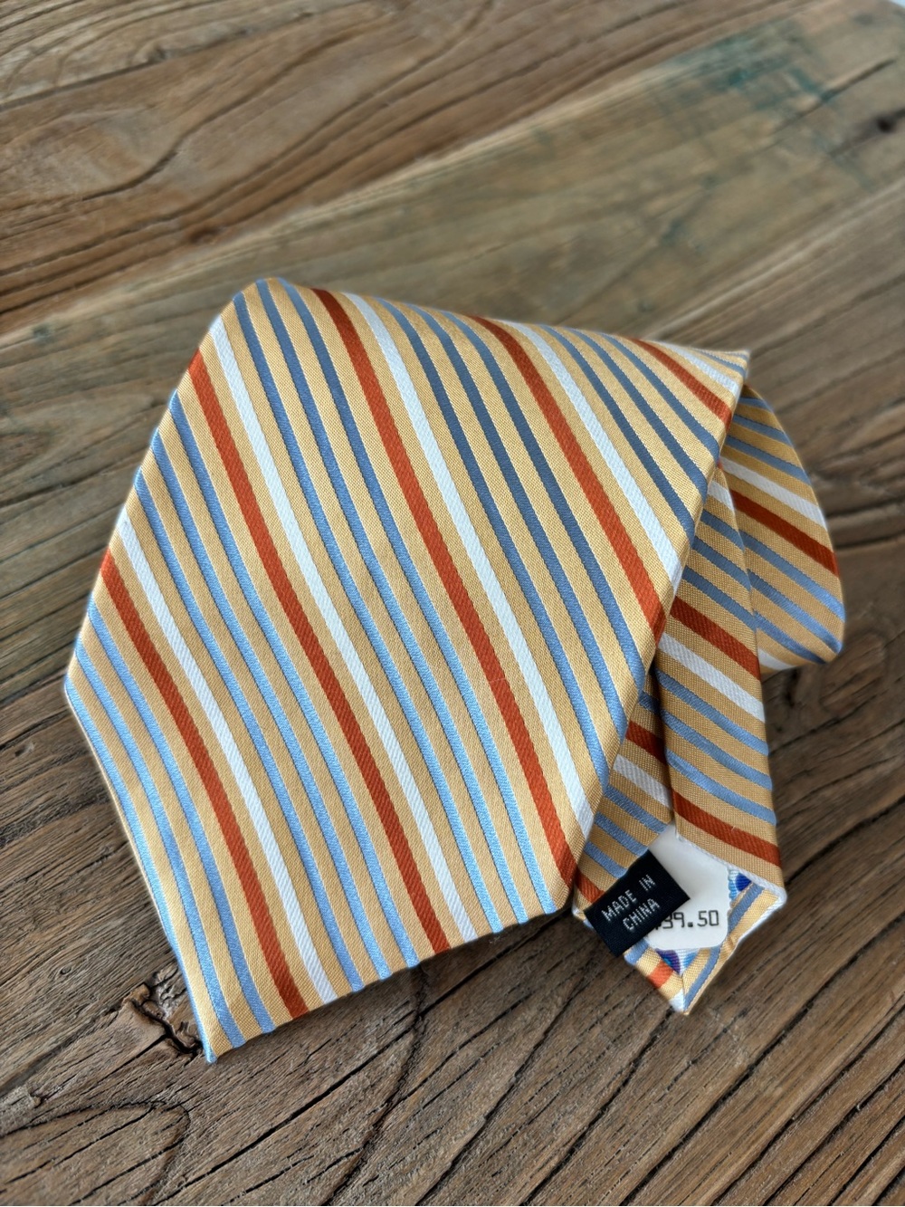 City of London Silk Striped Men's Tie NEW